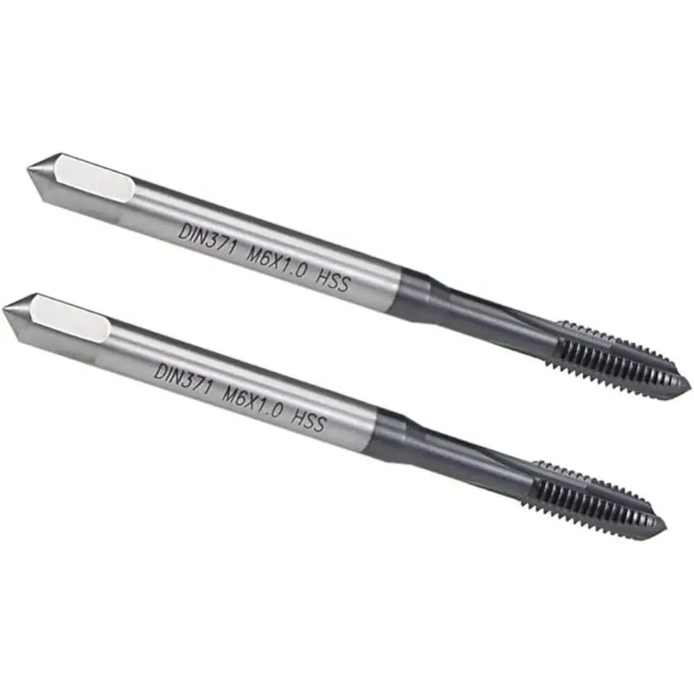 Round Shank with Square End, Metric Screw Tapping Bit for Thread Repair, 2pcs